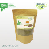 Pure Lemongrass Powder Tea - Natural Organic Non-GMO Nehemiah Superfood Wellness Elixir